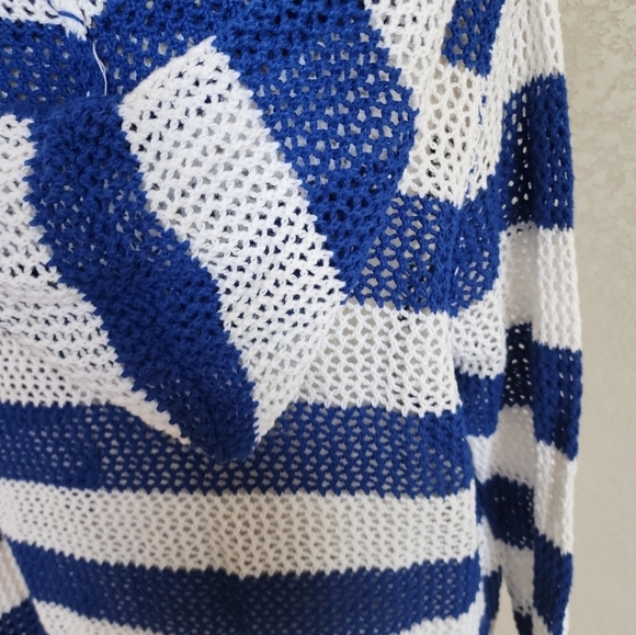 Quacker Factory Ramie zip up sweater size Large - Picture 8 of 9